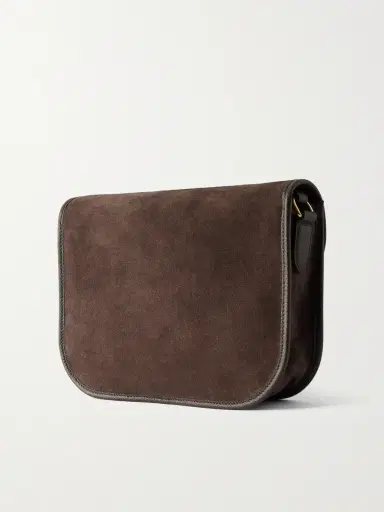 Valentino Garavani Antibes Full-Grain Leather-Trimmed Suede Messenger Bag - Men | Thumbnail 4 Valentino Garavani Antibes Full-Grain Leather-Trimmed Suede Messenger Bag - Men | Thumbnail 4