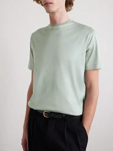 Canali Cotton-Jersey T-Shirt - Men | Thumbnail 3