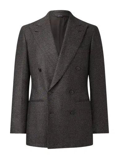 Saman Amel Double-Breasted Houndstooth Wool Suit Jacket - Men | Thumbnail 1 Saman Amel Double-Breasted Houndstooth Wool Suit Jacket - Men | Thumbnail 1