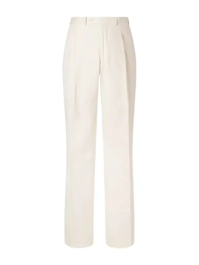 Amo Straight-Leg Pleated Peached Cotton-Blend Twill Suit Trousers - Men