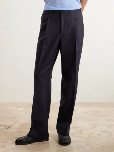 Saman Amel Amo Straight-Leg Cotton-Blend Suit Trousers - Men | Thumbnail 3 Saman Amel Amo Straight-Leg Cotton-Blend Suit Trousers - Men | Thumbnail 3