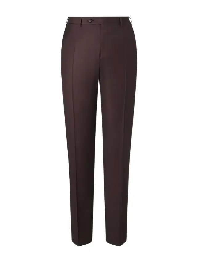 Canali Tapered Wool-Twill Suit Trousers - Men