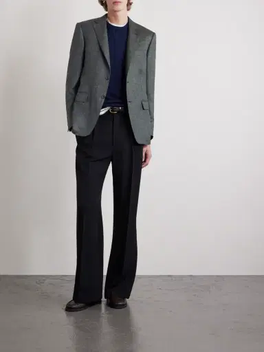 Canali Slim-Fit Wool, Silk and Linen-Blend Twill Blazer - Men | Thumbnail 2