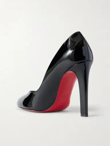 Christian Louboutin Fannylove 100 Patent-leather Pumps | Thumbnail 3