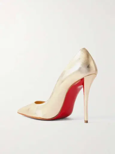 Christian Louboutin Miss Z 100 Argyl Metallic Leather Pumps | Thumbnail 3 Christian Louboutin Miss Z 100 Argyl Metallic Leather Pumps | Thumbnail 3