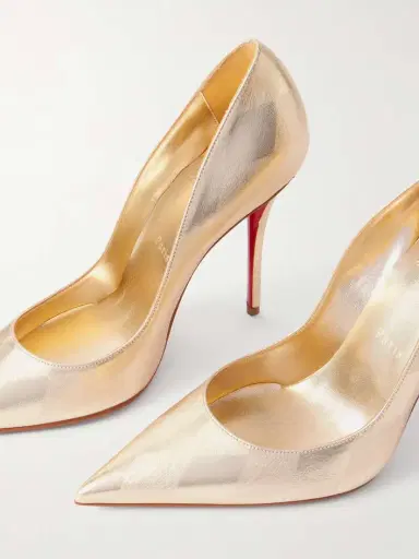 Christian Louboutin Miss Z 100 Argyl Metallic Leather Pumps | Thumbnail 5 Christian Louboutin Miss Z 100 Argyl Metallic Leather Pumps | Thumbnail 5