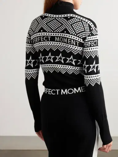 Perfect Moment Holiday Intarsia Merino Wool Bodysuit | Thumbnail 3
