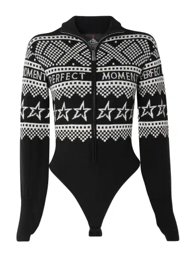 Perfect Moment Holiday Intarsia Merino Wool Bodysuit | Thumbnail 1