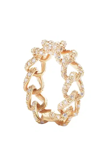 Coomi Diamond Link Design Ring | Thumbnail 1
