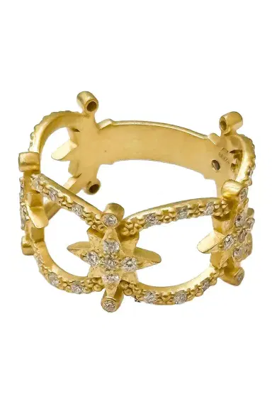Coomi Diamond Star Link Ring | Thumbnail 1