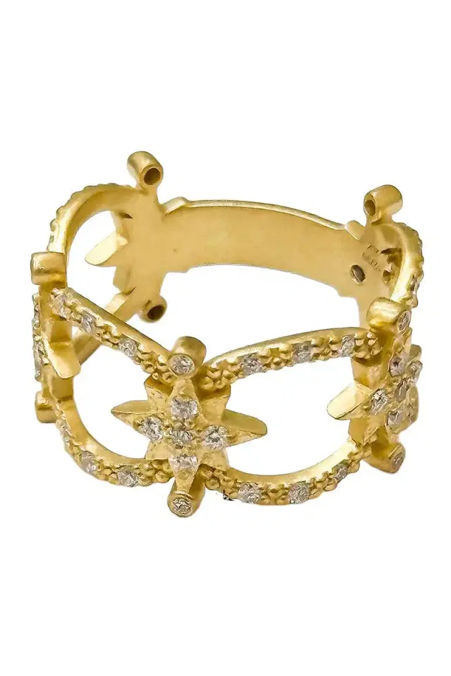 Coomi Diamond Star Link Ring
