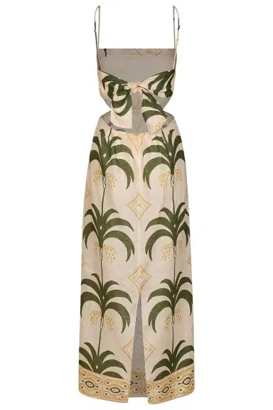 Johanna Ortiz Tactile Winds Midi Dress | Thumbnail 4