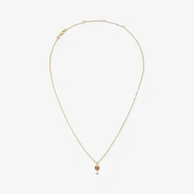 Stephanie Gottlieb Cocktail Red Wine Chain Necklace | Thumbnail 2
