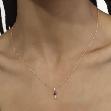 Stephanie Gottlieb Cocktail Red Wine Chain Necklace | Thumbnail 3