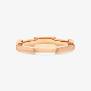 Gucci Gucci Link to Love 18K Rose Gold Ring YBC662194002007 - by The Solist | Thumbnail 3