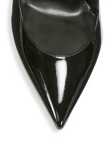 Saint Laurent Women's Opyum Point-Toe Patent Leather Pumps | Thumbnail 4