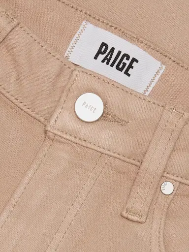 PAIGE Women's Anessa Wide-Leg Pants - Light Brown - Size 31 | Thumbnail 7