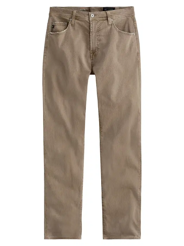 AG Jeans Men's Tellis Lightweight Corduroy Pants - Sulfur Industrial Taupe