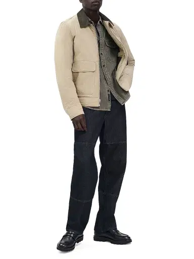 rag & bone Men's Derrick Cotton-Blend Jacket - Light Metal | Thumbnail 2 rag & bone Men's Derrick Cotton-Blend Jacket - Light Metal | Thumbnail 2