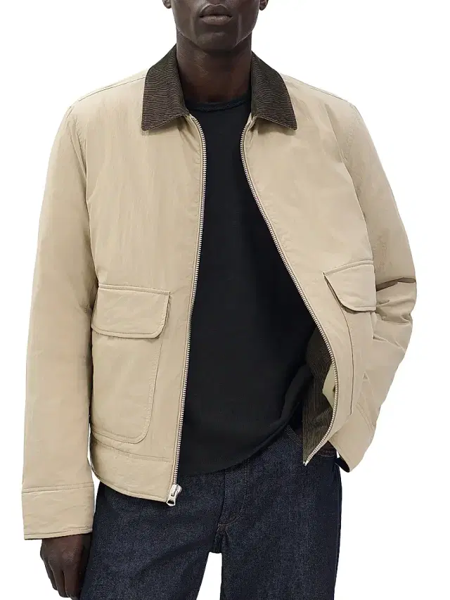rag & bone Men's Derrick Cotton-Blend Jacket - Light Metal