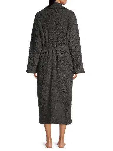 Barefoot Dreams Women's Cozychic Robe - Carbon - Size Large | Thumbnail 5
