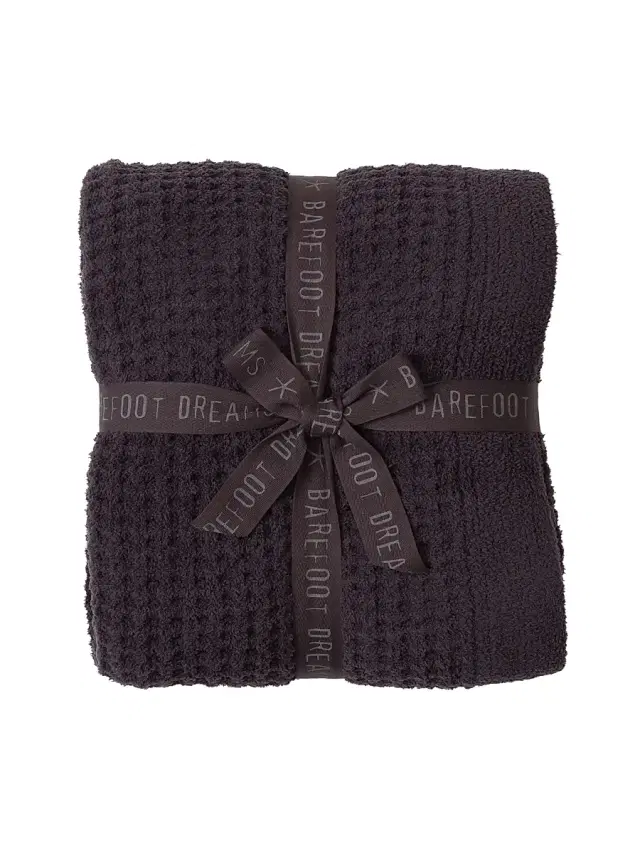 Barefoot Dreams Cozychic Waffle Throw - Umber