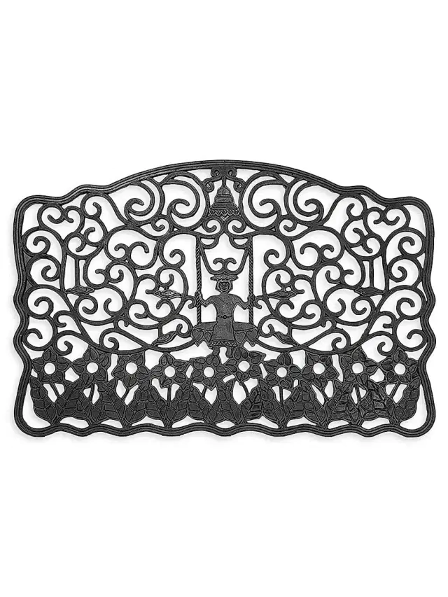 MacKenzie-Childs Mrs. Powers Rubber Door Mat