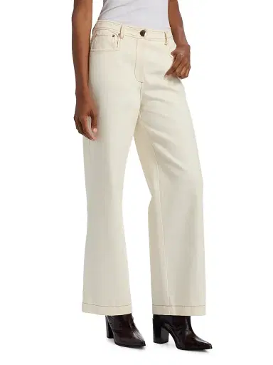 Toccin Women's Blaire Weekend High-Rise Wide-Leg Jeans - | Thumbnail 4 Toccin Women's Blaire Weekend High-Rise Wide-Leg Jeans - | Thumbnail 4
