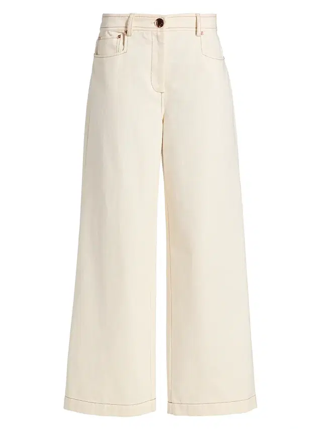 Toccin Women's Blaire Weekend High-Rise Wide-Leg Jeans -