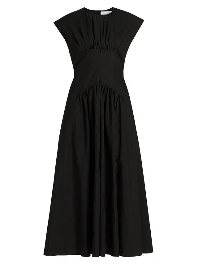 Proenza Schouler White Label Women's Nyssa Cotton-Blend Maxi Dress - Black