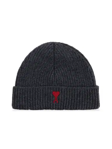 AMI PARIS Men's ADC Wool Beanie | Thumbnail 1