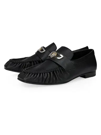 Christian Louboutin Women's Mocallista Leather Loafers - Black | Thumbnail 2 Christian Louboutin Women's Mocallista Leather Loafers - Black | Thumbnail 2