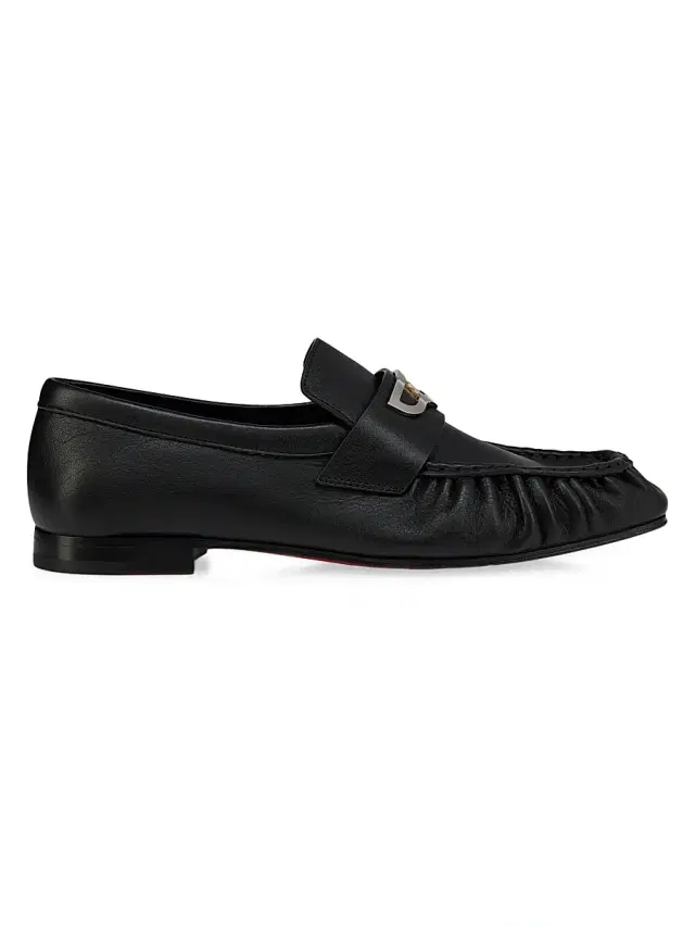 Women's Mocallista Leather Loafers - Black