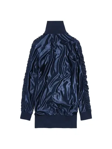 Balenciaga Women's Fitted Tracksuit Dress - Dark Navy | Thumbnail 2