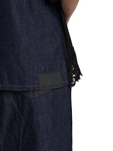 Stella McCartney Women's Slip Denim Shirt - Dark Blue | Thumbnail 6