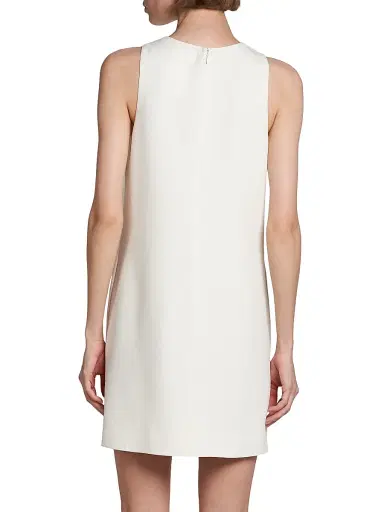 Stella McCartney Women's Floral-Embroidered Shift Dress - Cream | Thumbnail 5