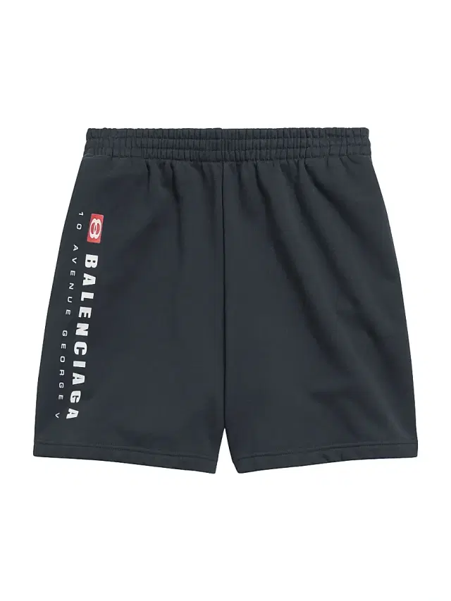 Balenciaga Men's Unity Sport Shorts - Faded Black