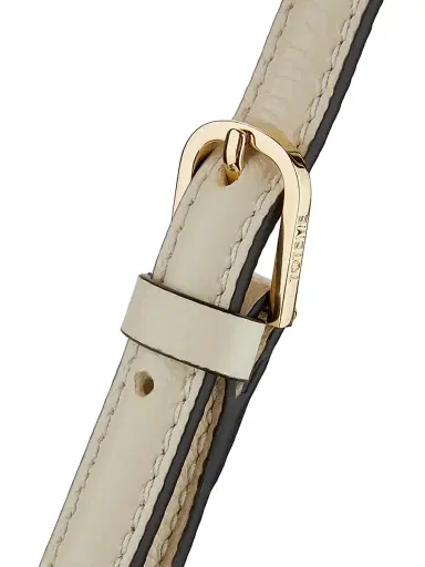 Toteme Women's T-Lock Leather Clutch - Black Milk | Thumbnail 7