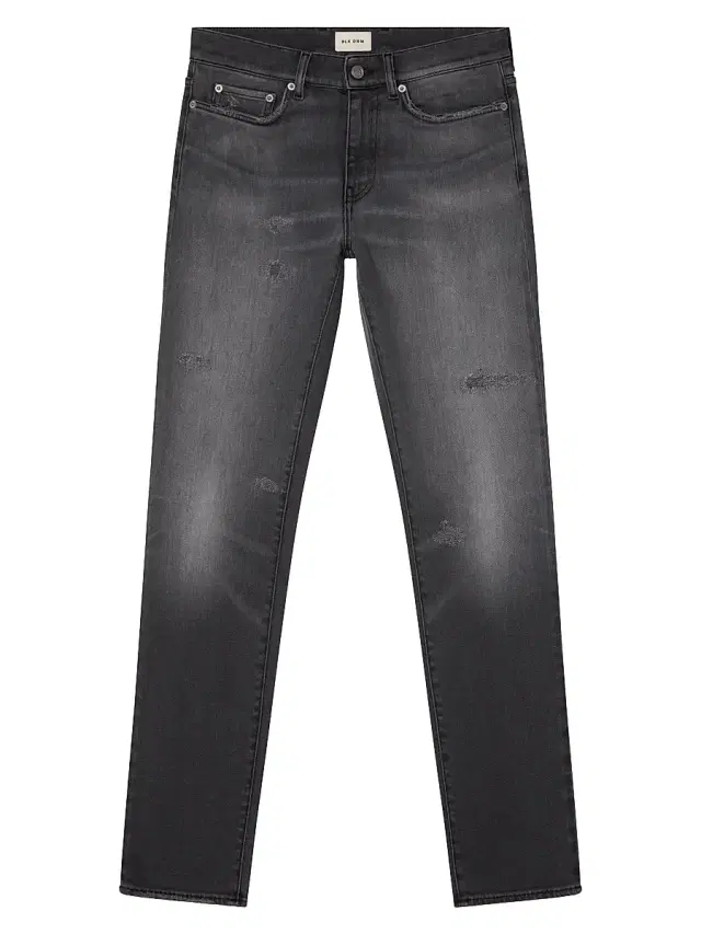 Men's Mid-Rise Straight-Leg Jeans - Vintage Grey - Size 38