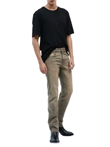 BLK DNM Men's 51 Mid-Rise Straight-Leg Jeans - Sand - Size 32 | Thumbnail 2