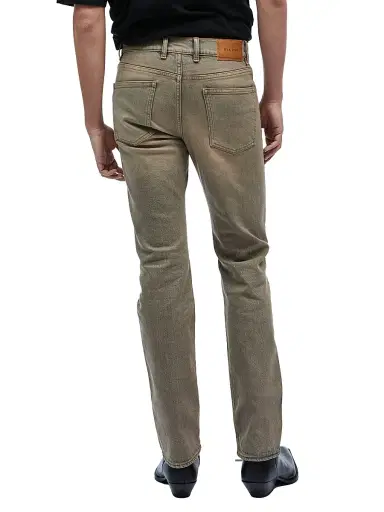 BLK DNM Men's 51 Mid-Rise Straight-Leg Jeans - Sand - Size 32 | Thumbnail 5