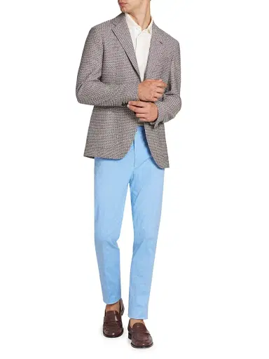 Etro Men's Roma Geometric Single-Breasted Sport Jacket - Multicolor Black Base - Size 46 | Thumbnail 2 Etro Men's Roma Geometric Single-Breasted Sport Jacket - Multicolor Black Base - Size 46 | Thumbnail 2
