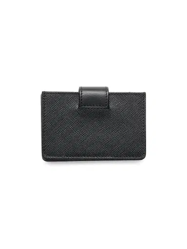 Prada Women's Saffiano and Smooth Leather Card Holder | Thumbnail 3