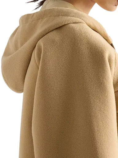 Prada Women's Technical Fleece Hoodie Jacket - Brown Beige | Thumbnail 5 Prada Women's Technical Fleece Hoodie Jacket - Brown Beige | Thumbnail 5