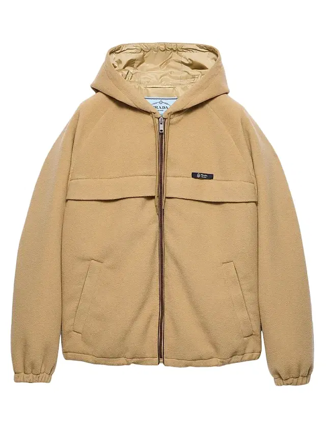 Women's Technical Fleece Hoodie Jacket - Brown Beige