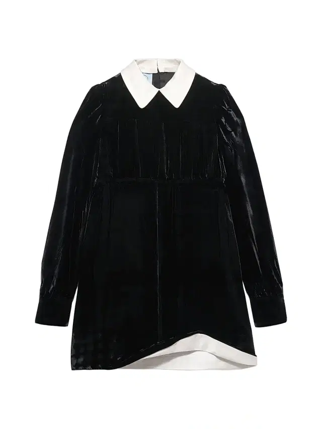 Women's Velvet Mini-dress - Black