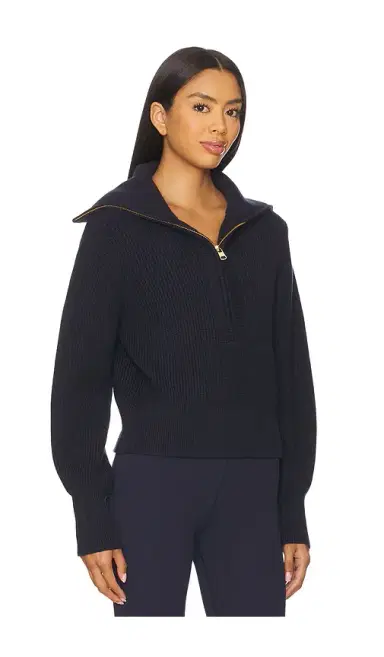 Varley Maura Half Zip Rib Knit | Thumbnail 2 Varley Maura Half Zip Rib Knit | Thumbnail 2