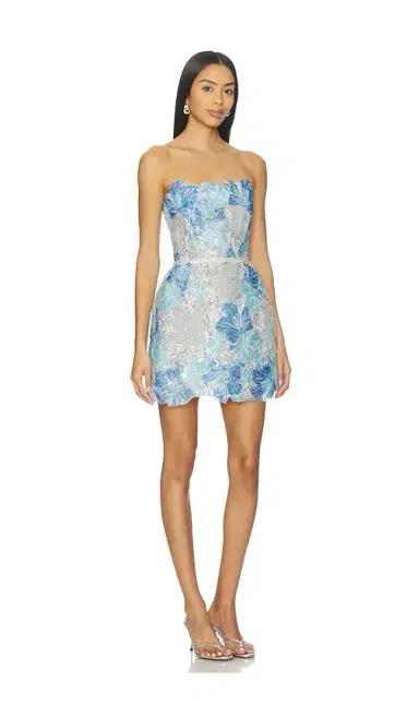 Bronx and Banco Jasmine Maraya Strapless Mini Dress | Thumbnail 2