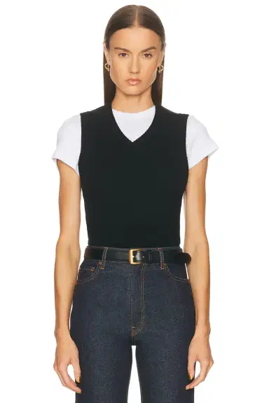EAVES Sloan Classic Knit Vest | Thumbnail 3