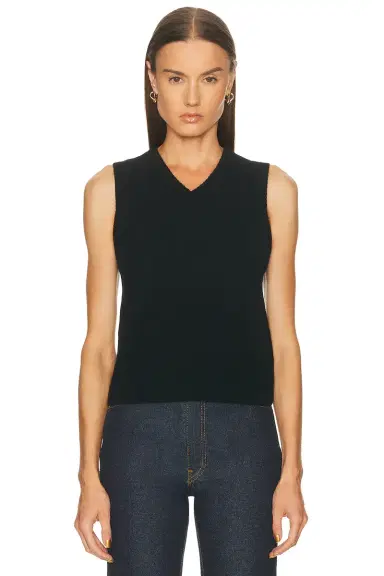 EAVES Sloan Classic Knit Vest | Thumbnail 4